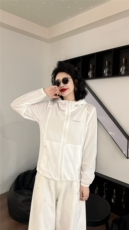 2025时尚百搭简约纯色防晒衬衣，女装衬衫，翩雅女装供货