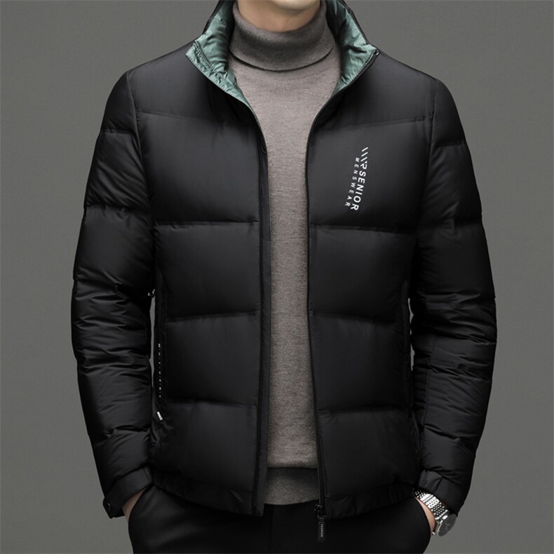 DF8808钱塘2020-2冬季厚款商务休闲立领中年男士羽绒服P225,男装羽绒服,钱塘207-2