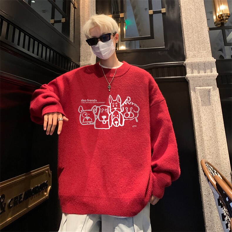 高质量！秋冬季半高领毛衣男加绒加厚线衣男针织衫男MY232-特p38,男装针织衫/毛衣,电商B367