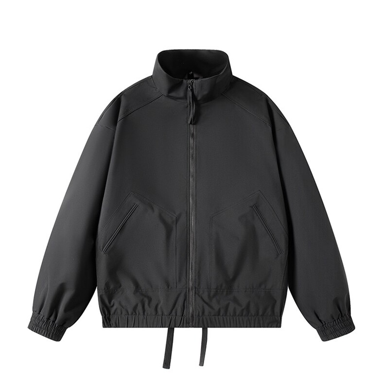 JK7822P60春季新款港风宽松冲锋衣夹克百搭落肩简约上衣外套，男装夹克，星座1204