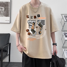 麂皮绒短袖t恤男大码半袖男JD82282-P25，男装T恤，电商A040
