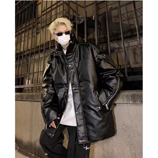 青年棉服男女冬季美式高街情侣棉衣外套棉袄上衣1008-W1699-p115，男装棉衣，星座1008