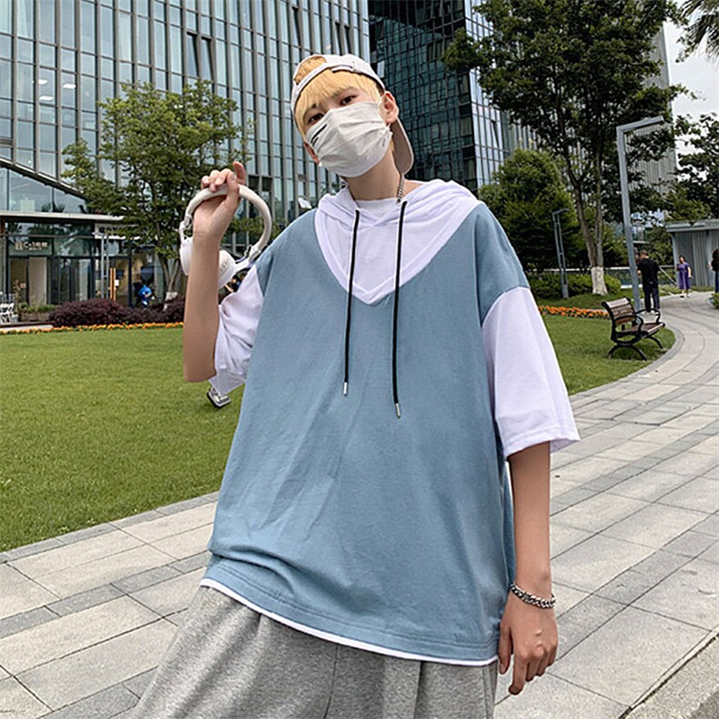 2025夏新款文艺ins简约新款时尚短袖T恤T225P30,男装T恤,星座1108