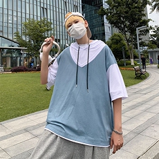 2025夏新款文艺ins简约新款时尚短袖T恤T225P30，男装T恤，星座1108