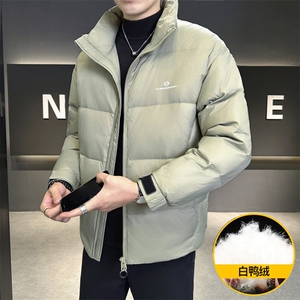 M839-P130 标50%白鸭绒2025冬季男士羽绒服时尚潮流图片
