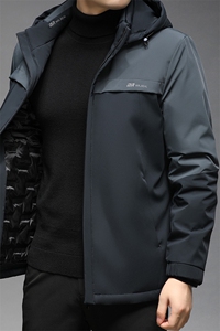 冬季新款中年拆卸内胆羽绒服加厚脱卸帽棉衣外套GSNAY21821-P315图片