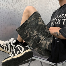 2024夏季新款迷彩工装短裤男潮牌ins宽松五分裤现货K7799-P32，男装休闲裤，星座512-3