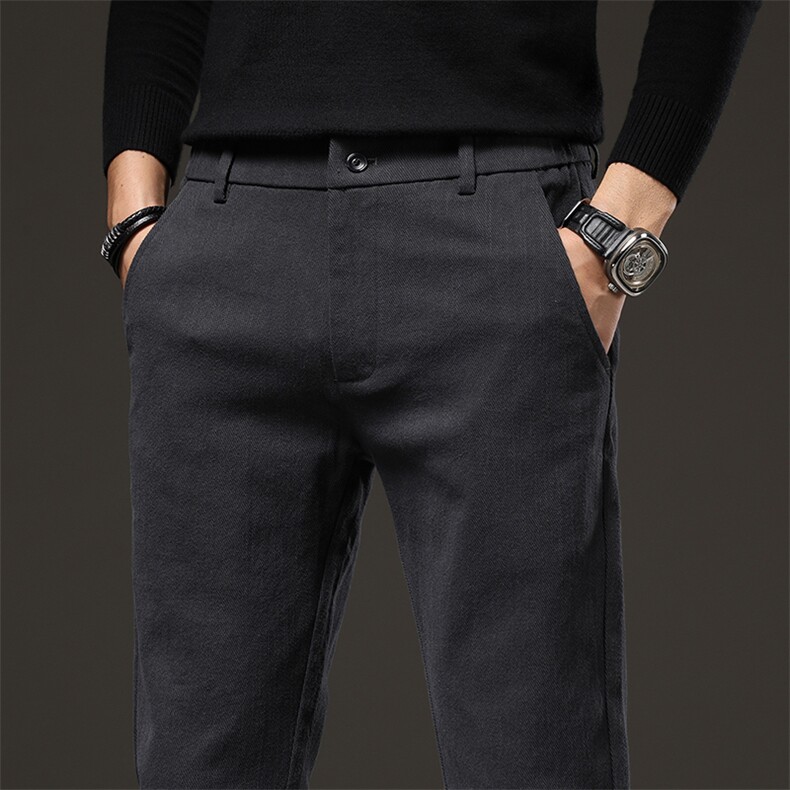 6612-p38现货春夏季品质休闲裤男青年夏天韩版修身男士商务长裤，男装休闲裤，星座224-3