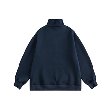 2025秋美式街头立领拉链卫衣380g--5033，男装卫衣，电商S012（CATTEE）