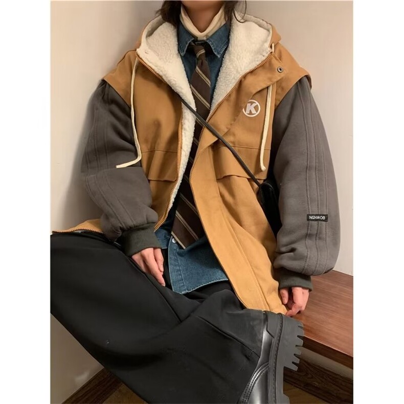 新款冬季棉服棉衣男生加厚保暖百搭运动休闲帅气外套潮VY589-p98图片