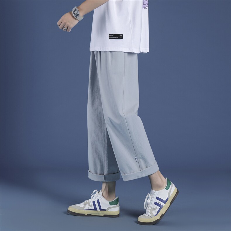 2023夏季男新款潮流时尚薄款百搭裤K680-特批35，男装休闲裤，星座718-1