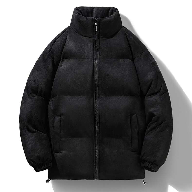 特批60冬季纯色立领加绒加厚棉衣外套保暖MY0318P-60,男装棉衣,电商A128