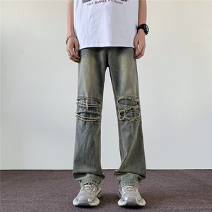 2024美式牛仔裤男款直筒长裤潮 N9077 P43图片