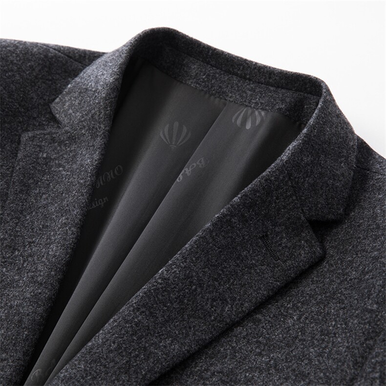 2023秋季新款中年西装领爸爸装商务单件男西服外套ASD2365-P180图片