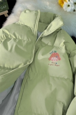 地毯23冬季时尚百搭宽松字母印花潮流棉服外套MY62057P85控115，男装棉衣，电商A268