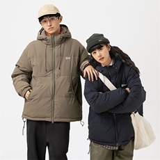 2026冬季新款男日系潮牌立领白鸭绒羽绒服加厚外套棉衣YR16-F258，男装羽绒服，电商A101（原外27）