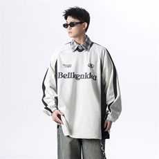 重磅宽松拼接复古春秋季潮牌卫衣特批35，男装卫衣，星座516