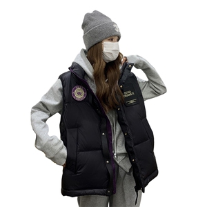 新款黑色羽绒服马甲女冬季2025新款短款小个子高级感韩版图片