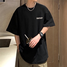 ！纯棉港风23夏季高街西海岸hiphop短袖T恤T6061P25控38，男装T恤，电商A268A