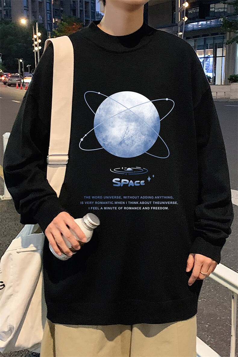 半高领毛衣男士大码针织衫男毛线衣男M18241-P45加绒款-P65,男装针织衫/毛衣,电商A040