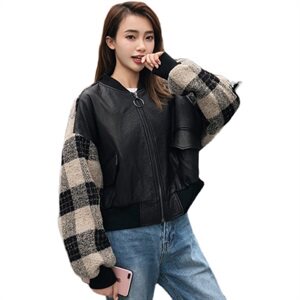 现货 271-930-P155 皮毛拼接短外套  控218图片