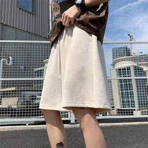 8XL-M 特大码短裤男美式个性潮麂皮绒运动短裤男五分裤DK1535P25图片