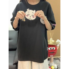 万针全刺绣工艺高品质260克纯棉双纱美式高街宽松短袖T恤特P33，男装T恤，电商A486