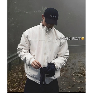 26春装新款美拉德立领飞行夹克boxy廓形休闲百搭外套上衣 JK6500图片