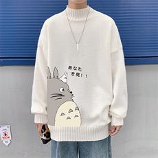 M18150-P45加绒款-P65半高领毛衣男士大码针织衫男毛线衣男，男装针织衫/毛衣，电商A040