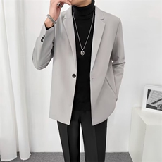 西装外套男春秋季修身宴会婚礼商务休闲西服轻熟风男士上衣服Y73，男装西服，星座1116A-2（原606A-1）