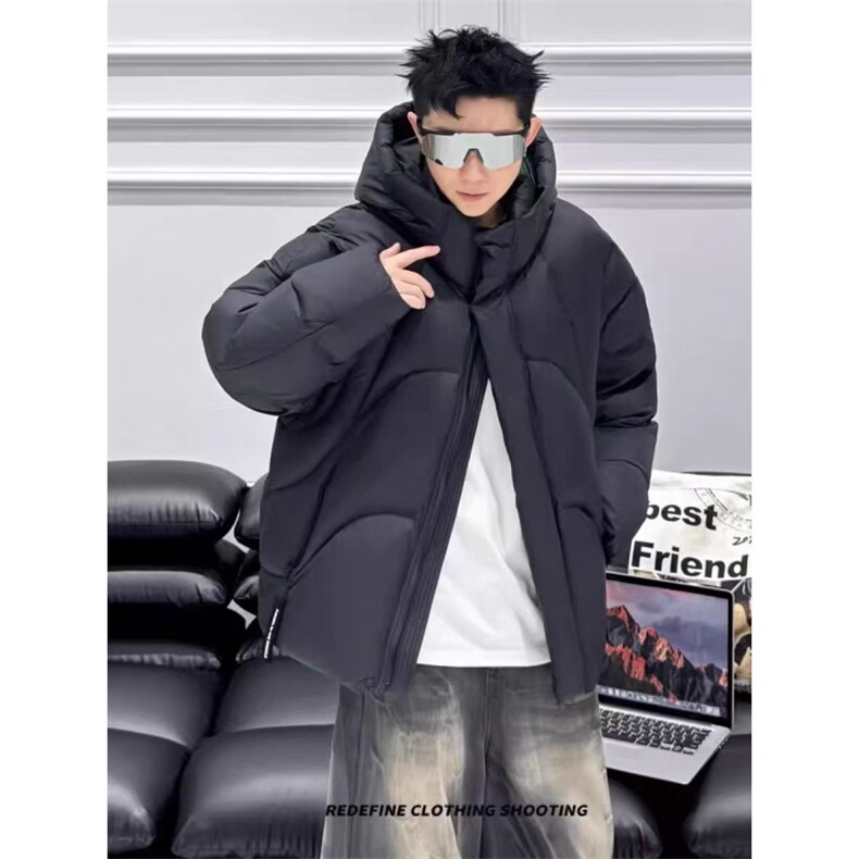 (网图)50白鸭绒泡芙面包服轻便羽绒服保暖潮流313B-999-P300,男装羽绒服,星座313B