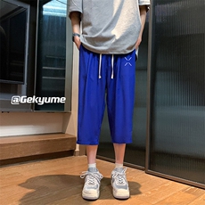 冰丝七分裤男大码速干短裤男五分裤QK72305-P25，男装休闲裤，电商A040