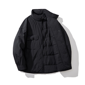 2025新款男士短款立领羽绒服外套  D213-55015-P260图片