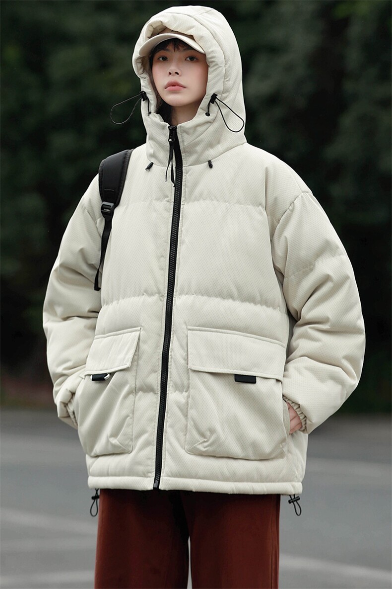 冬上新加棉加厚棉服潮中性风连帽棉衣外套男女8333-P115控价158,男装棉衣,电商A441-1