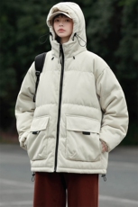 冬上新加棉加厚棉服潮中性风连帽棉衣外套男女8333-P115控价158，男装棉衣，电商A441-1