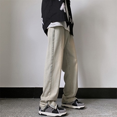 美式黄泥水洗拉链牛仔裤高街头复古百搭休闲长裤N0240-P40，男装牛仔裤，星座308B-1