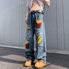 2024美式牛仔裤男款直筒长裤潮N6113P53，男装牛仔裤，星座1116-2
