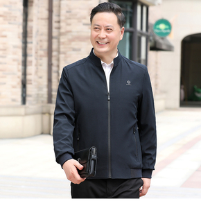 NN9959钱塘2020-3中年男士秋季薄款合身百搭休闲夹克外套P72图片
