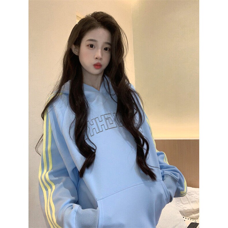 EE059-P65卫衣男女情侣装春秋薄款2024宽松印花外套连帽韩版上衣,女装短外套,星座911-3