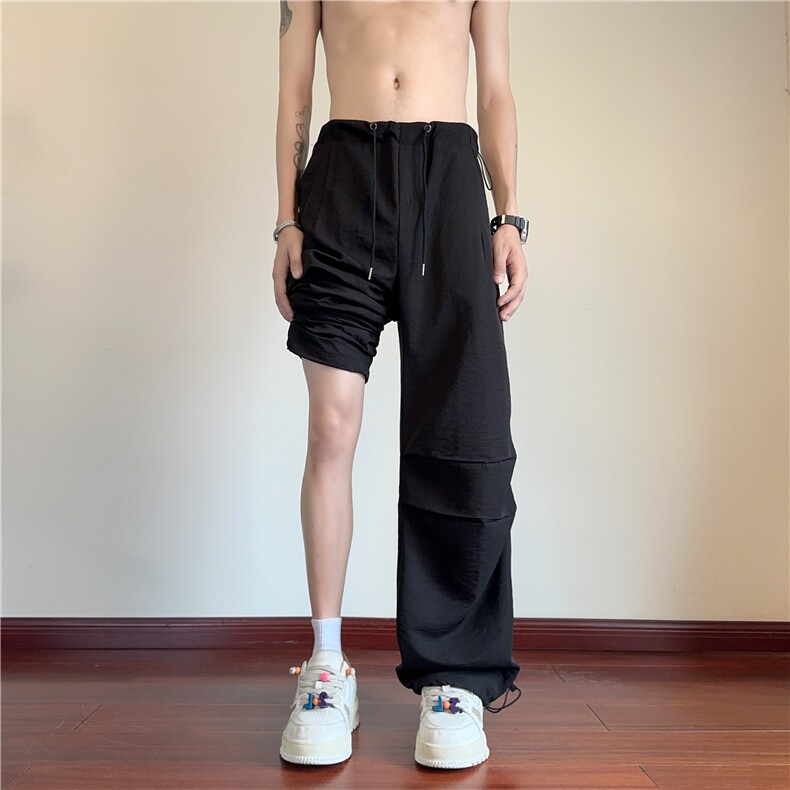 2025夏季新款美式户外褶皱宽松休闲伞兵裤B315-K511-特p36控68,男装休闲裤,电商B315