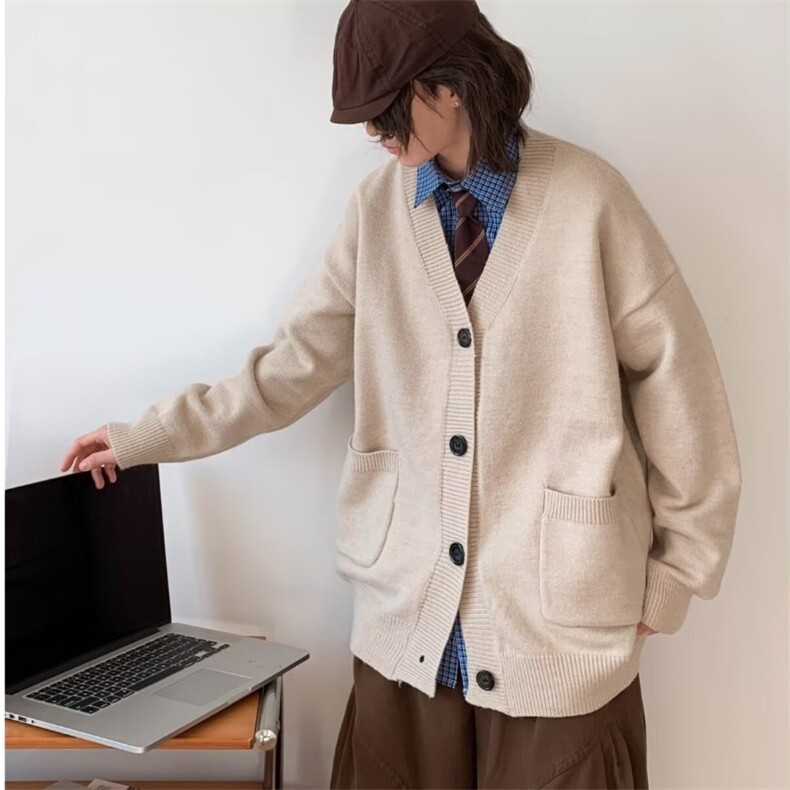 男女同款针织衫开衫毛衣A65-P48,男装针织衫/毛衣,电商D312