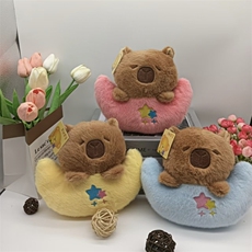 硕然毛绒玩具 欧貂水豚