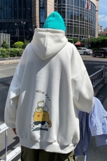WY2090-P40纯棉连帽卫衣男大码运动帽衫宽松薄外套男，男装卫衣，电商A040