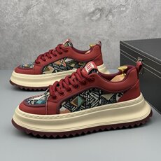 X4913-p255新款透气休闲鞋厚底增高百搭运动鞋潮刺绣板鞋男，男鞋休闲鞋，星座1407-3