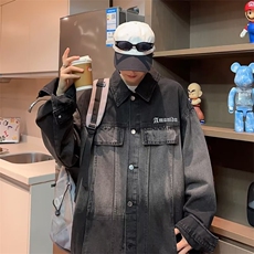 秋季渐变刺绣牛仔夹克外套W301P63，男装夹克，星座1116-2