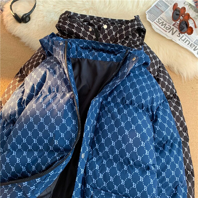 棉衣男冬季连帽棉袄外套韩版潮流宽松面包棉服MY846310B-1-P82,男装棉衣,星座310B-1
