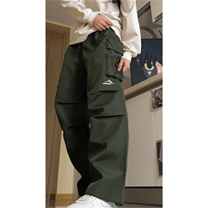 8XL-M刺绣冲锋裤男款大码春秋户外机能登山裤直筒阔腿裤KZ020P50，男装休闲裤，电商B312