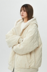 MY5095/P100双面穿座山雕男女加厚保暖毛绒棉衣连帽大码外套棉服，男装棉衣，电商A141