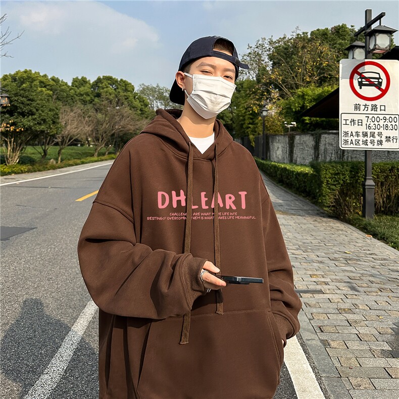 抖音供货、复合重磅400克现货连帽卫衣宽松上衣FM418-P45,男装卫衣,星座610B-1