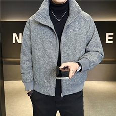 标50绒轻薄立领羽绒服男冬季2025新款毛呢外套A313-6669-P215，男装羽绒服，电商A313